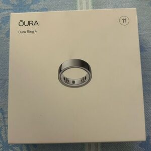Oura Ring 4 in Silver - Size 11
